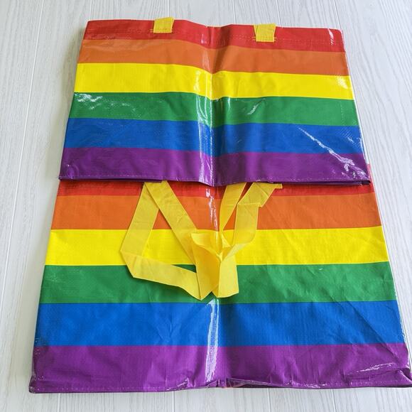 New Ikea Storstomma Rainbow Bag Limited Edition 71L Tote 104.832.10 - Picture 3 of 4